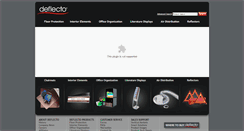 Desktop Screenshot of deflecto.com